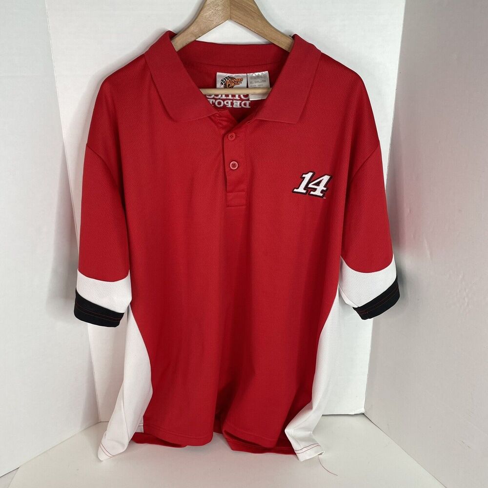 Tony Stewart #14 Polo Shirt, 3XL, Red, Winners Circle, Office Depot